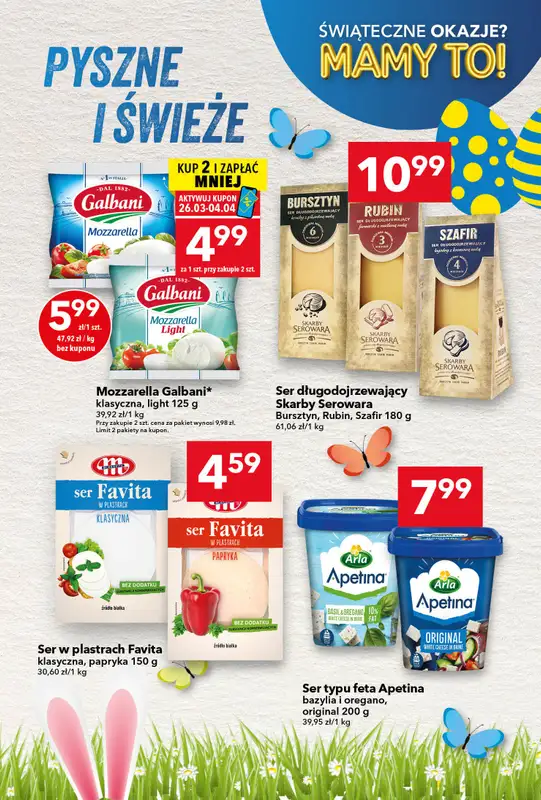 LEWIATAN - gazetka promocyjna Gazetka Świąteczne okazje Mamy to! – Bielsko Biała od czwartku 26.03 do soboty 04.04 - strona 12