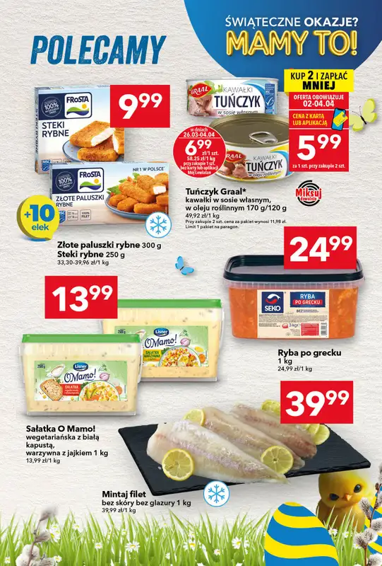 LEWIATAN - gazetka promocyjna Gazetka Świąteczne okazje Mamy to! – Bielsko Biała od czwartku 26.03 do soboty 04.04 - strona 16