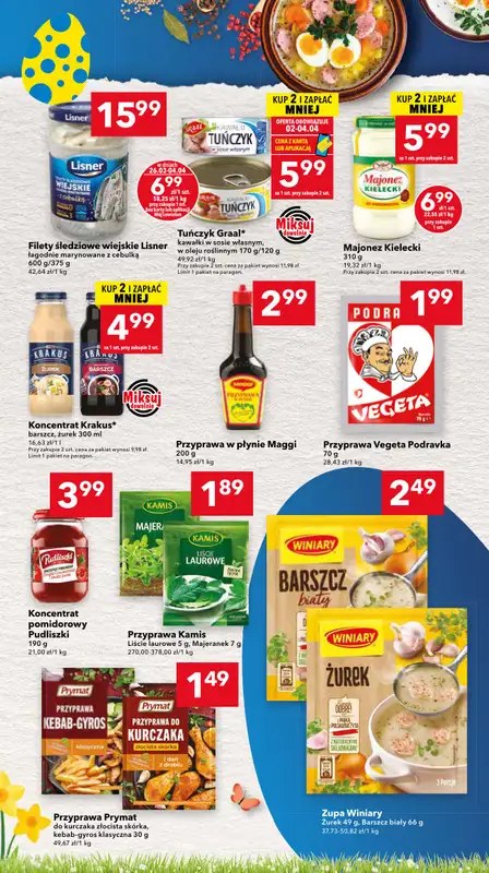 LEWIATAN - gazetka promocyjna Gazetka Świąteczne okazje Mamy to! Górny Śląsk, Łódź od czwartku 26.03 do soboty 04.04 - strona 7