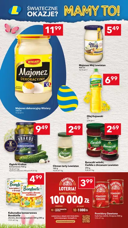 LEWIATAN - gazetka promocyjna Gazetka Świąteczne okazje Mamy to! Górny Śląsk, Łódź od czwartku 26.03 do soboty 04.04 - strona 8