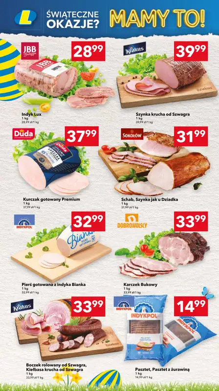 LEWIATAN - gazetka promocyjna Gazetka Świąteczne okazje Mamy to! Górny Śląsk, Łódź od czwartku 26.03 do soboty 04.04 - strona 2