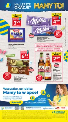 LEWIATAN - gazetka promocyjna Gazetka Świąteczne okazje Mamy to! Górny Śląsk, Łódź od czwartku 26.03 do soboty 04.04 - strona 16
