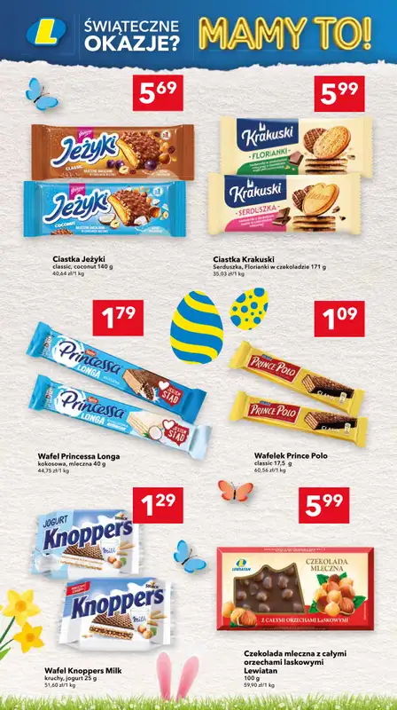 LEWIATAN - gazetka promocyjna Gazetka Świąteczne okazje Mamy to! Górny Śląsk, Łódź od czwartku 26.03 do soboty 04.04 - strona 12
