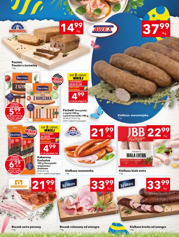 LEWIATAN - gazetka promocyjna Gazetka Świąteczne okazje Mamy to! Kielce od czwartku 26.03 do soboty 04.04 - strona 3