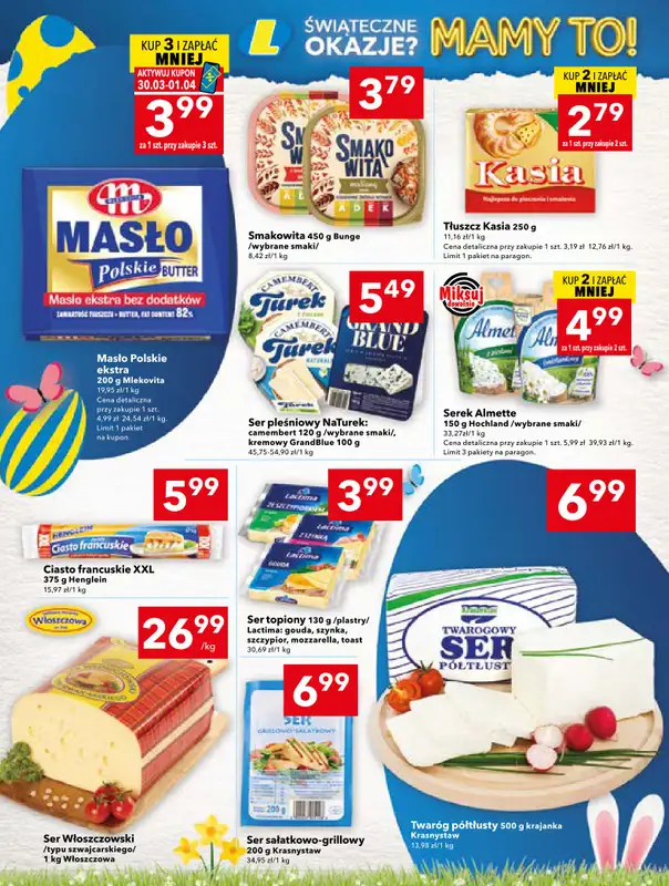 LEWIATAN - gazetka promocyjna Gazetka Świąteczne okazje Mamy to! Kielce od czwartku 26.03 do soboty 04.04 - strona 6