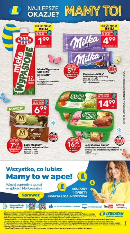 LEWIATAN - gazetka promocyjna Gazetka Świąteczne okazje Mamy to! Kujawy od czwartku 26.03 do soboty 04.04 - strona 16