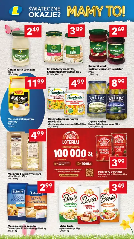 LEWIATAN - gazetka promocyjna Gazetka Świąteczne okazje Mamy to! Kujawy od czwartku 26.03 do soboty 04.04 - strona 8
