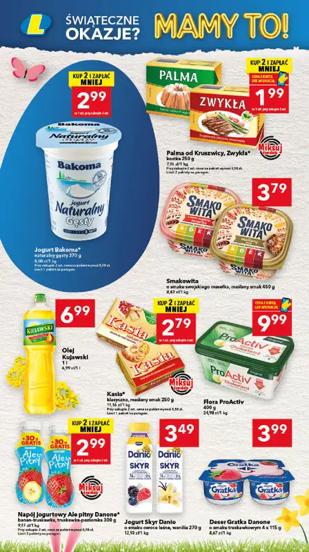 LEWIATAN - gazetka promocyjna Gazetka Świąteczne okazje Mamy to! Kujawy od czwartku 26.03 do soboty 04.04 - strona 6