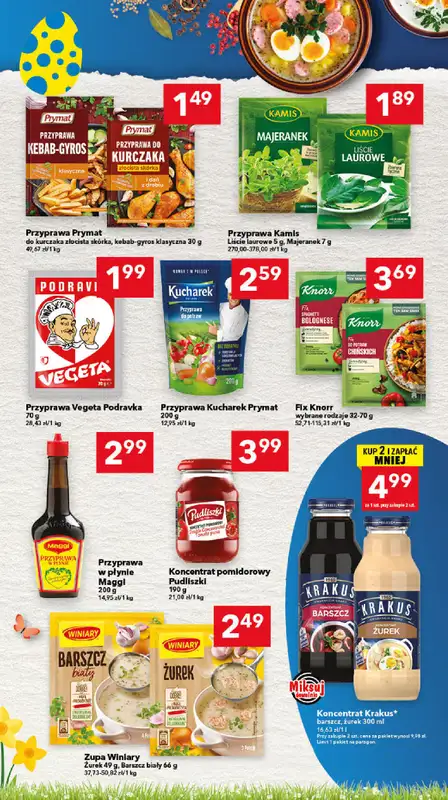 LEWIATAN - gazetka promocyjna Gazetka Świąteczne okazje Mamy to! Kujawy od czwartku 26.03 do soboty 04.04 - strona 7