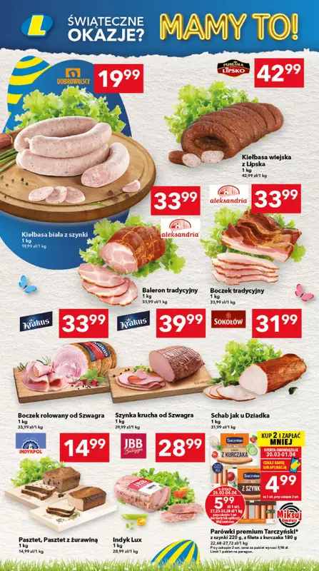 LEWIATAN - gazetka promocyjna Gazetka Świąteczne okazje Mamy to! woj. lubelskie od czwartku 26.03 do soboty 04.04 - strona 2
