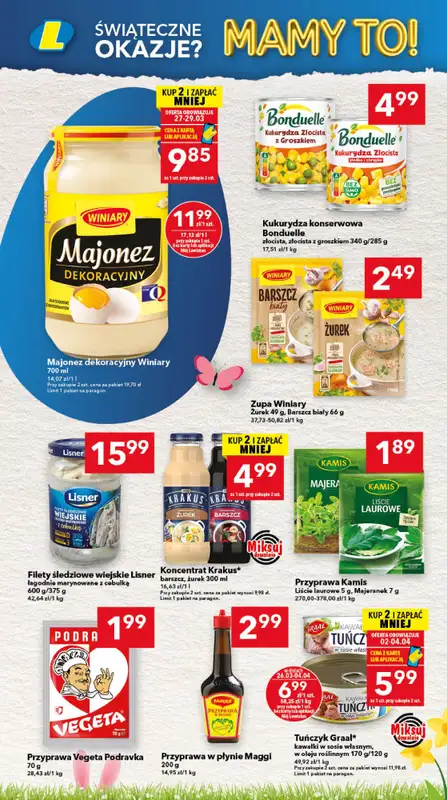 LEWIATAN - gazetka promocyjna Gazetka Świąteczne okazje Mamy to! woj. lubelskie od czwartku 26.03 do soboty 04.04 - strona 8