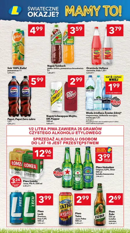 LEWIATAN - gazetka promocyjna Gazetka Świąteczne okazje Mamy to! woj. lubelskie od czwartku 26.03 do soboty 04.04 - strona 14