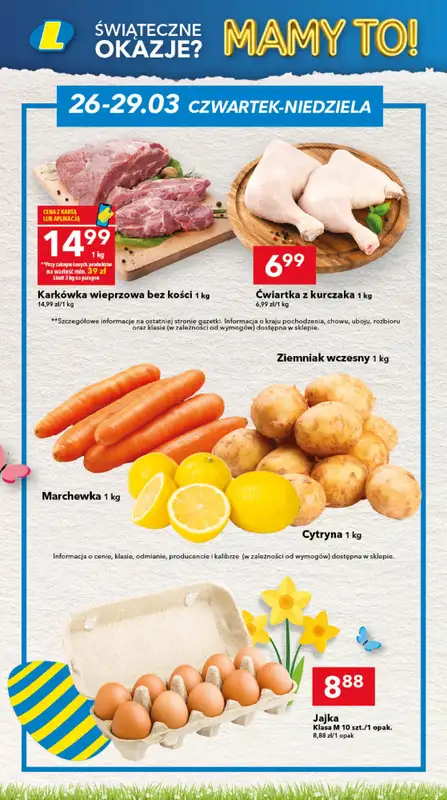 LEWIATAN - gazetka promocyjna Gazetka Świąteczne okazje Mamy to! woj. lubelskie od czwartku 26.03 do soboty 04.04 - strona 4