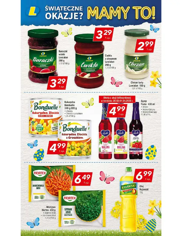 LEWIATAN - gazetka promocyjna Gazetka Świąteczne okazje Mamy to! woj. małopolskie od czwartku 26.03 do soboty 04.04 - strona 13