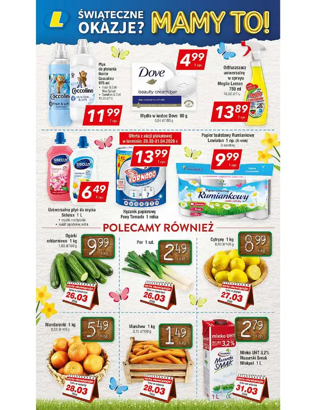 LEWIATAN - gazetka promocyjna Gazetka Świąteczne okazje Mamy to! woj. małopolskie od czwartku 26.03 do soboty 04.04 - strona 15