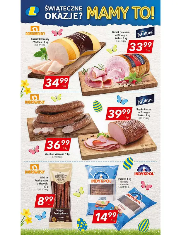 LEWIATAN - gazetka promocyjna Gazetka Świąteczne okazje Mamy to! woj. małopolskie od czwartku 26.03 do soboty 04.04 - strona 2