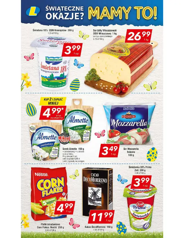 LEWIATAN - gazetka promocyjna Gazetka Świąteczne okazje Mamy to! woj. małopolskie od czwartku 26.03 do soboty 04.04 - strona 4