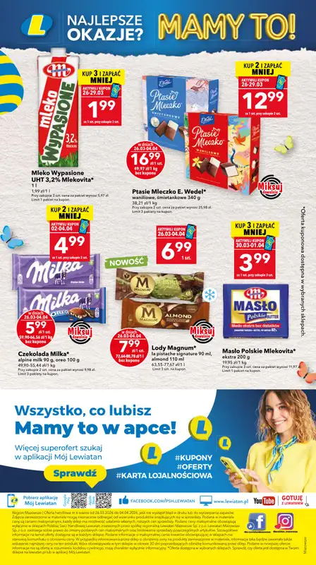 LEWIATAN - gazetka promocyjna Gazetka Świąteczne okazje Mamy to! woj. mazowieckie od czwartku 26.03 do soboty 04.04 - strona 16