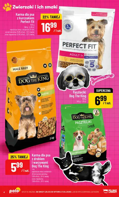 POLOmarket - gazetka promocyjna Katalog Zwierzaki i ich smaki od środy 25.03 do wtorku 07.04 - strona 4
