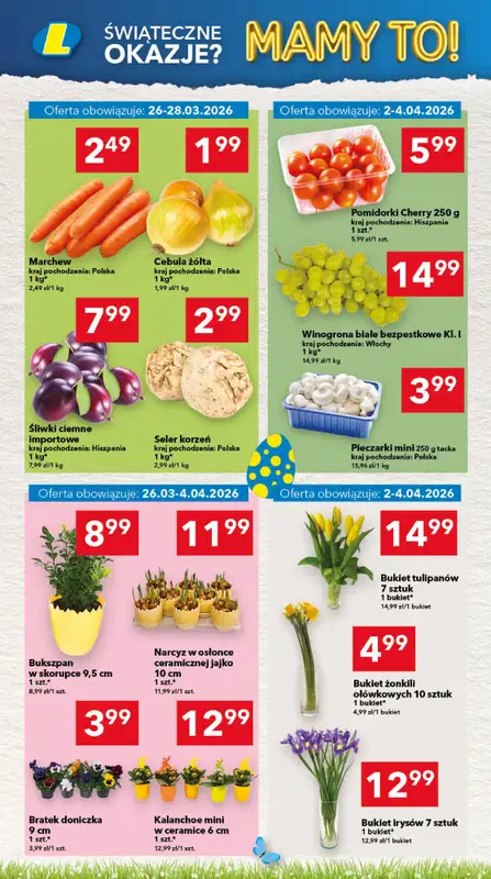 LEWIATAN - gazetka promocyjna Gazetka Świąteczne okazje Mamy to! woj. opolskie od czwartku 26.03 do soboty 04.04 - strona 4