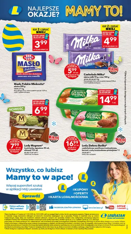 LEWIATAN - gazetka promocyjna Gazetka Świąteczne okazje Mamy to! woj. opolskie od czwartku 26.03 do soboty 04.04 - strona 16