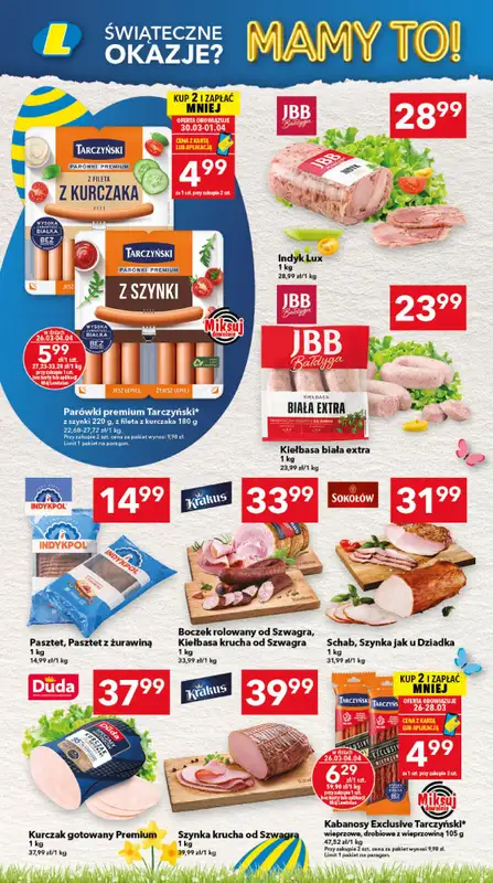 LEWIATAN - gazetka promocyjna Gazetka Świąteczne okazje Mamy to! woj. podkarpackie od czwartku 26.03 do soboty 04.04 - strona 2