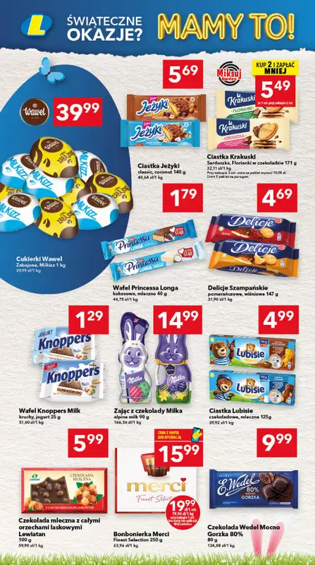 LEWIATAN - gazetka promocyjna Gazetka Świąteczne okazje Mamy to! woj. podkarpackie od czwartku 26.03 do soboty 04.04 - strona 12