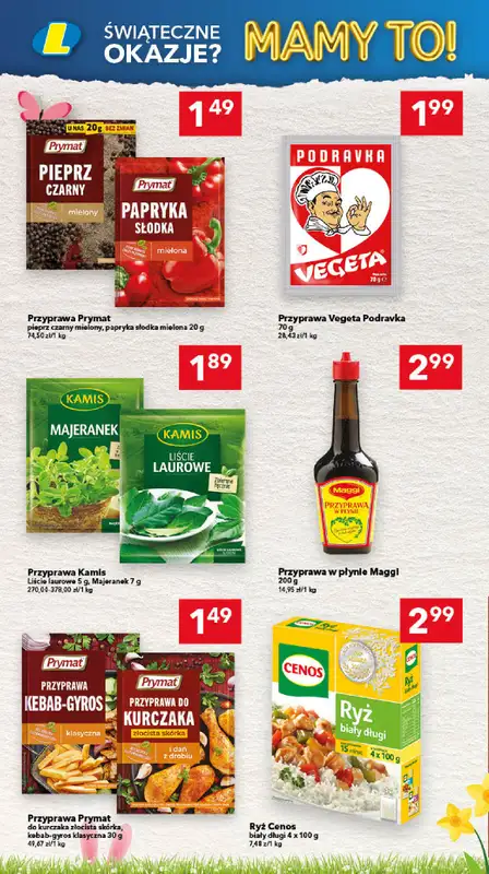 LEWIATAN - gazetka promocyjna Gazetka Świąteczne okazje Mamy to! woj. podlaskie od czwartku 26.03 do soboty 04.04 - strona 8