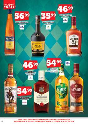 TOPAZ - gazetka promocyjna Gazetka alkoholowa od wtorku 24.03 do wtorku 31.03 - strona 8