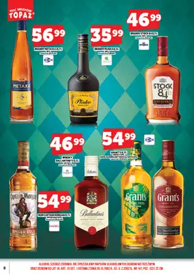 TOPAZ - gazetka promocyjna Gazetka alkoholowa od wtorku 24.03 do wtorku 31.03 - strona 8