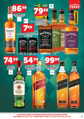 TOPAZ - gazetka promocyjna Gazetka alkoholowa od wtorku 24.03 do wtorku 31.03 - strona 9