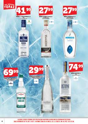 TOPAZ - gazetka promocyjna Gazetka alkoholowa od wtorku 24.03 do wtorku 31.03 - strona 4