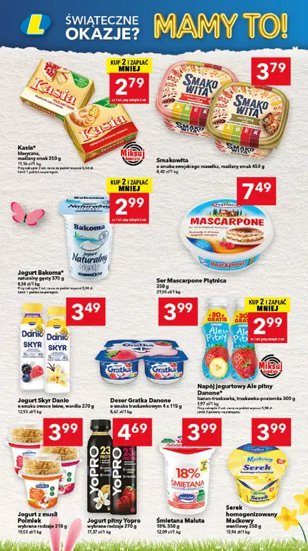 LEWIATAN - gazetka promocyjna Gazetka Świąteczne okazje Mamy to! Północ od czwartku 26.03 do soboty 04.04 - strona 6