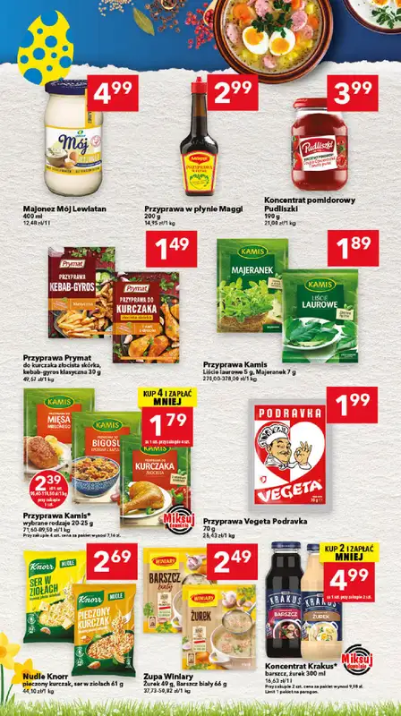 LEWIATAN - gazetka promocyjna Gazetka Świąteczne okazje Mamy to! Północ od czwartku 26.03 do soboty 04.04 - strona 7