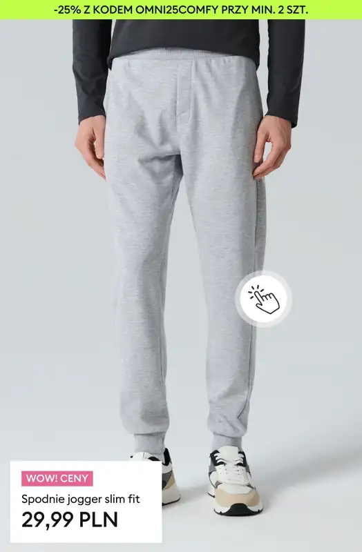 Sinsay - gazetka promocyjna -25% SPODNIE DRESOWE męskie i dziecięce - w aplikacje i sklepach! od wtorku 24.03 do niedzieli 29.03 - strona 4