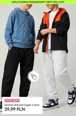 Sinsay - gazetka promocyjna -25% SPODNIE DRESOWE męskie i dziecięce - w aplikacje i sklepach! od wtorku 24.03 do niedzieli 29.03 - strona 3