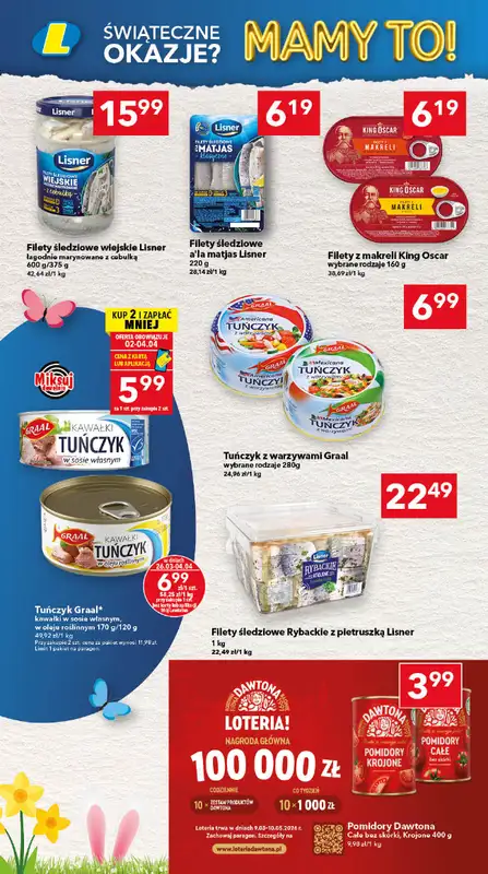 LEWIATAN - gazetka promocyjna Gazetka Świąteczne okazje Mamy to! Suwałki od czwartku 26.03 do soboty 04.04 - strona 8