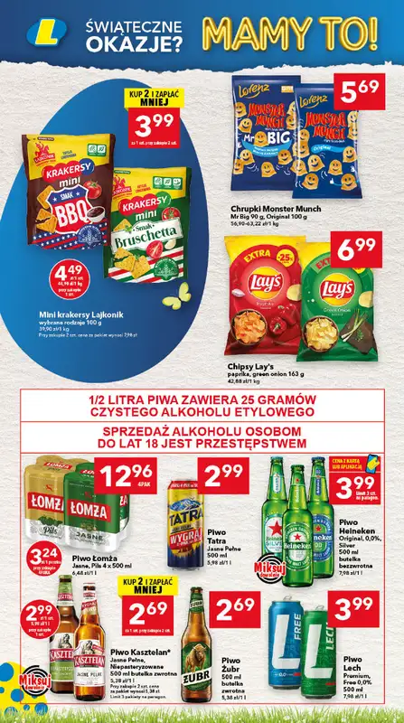 LEWIATAN - gazetka promocyjna Gazetka Świąteczne okazje Mamy to! Suwałki od czwartku 26.03 do soboty 04.04 - strona 14