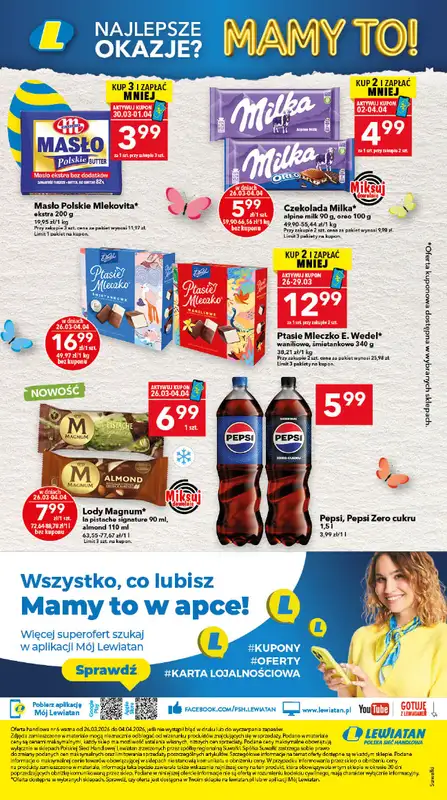 LEWIATAN - gazetka promocyjna Gazetka Świąteczne okazje Mamy to! Suwałki od czwartku 26.03 do soboty 04.04 - strona 16