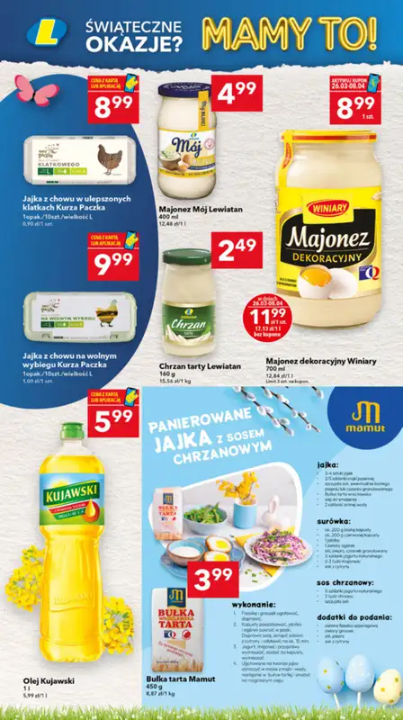LEWIATAN - gazetka promocyjna Gazetka Świąteczne okazje Mamy to! woj. wielkopolskie od czwartku 26.03 do soboty 04.04 - strona 8