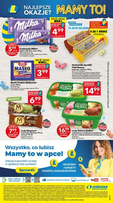 LEWIATAN - gazetka promocyjna Gazetka Świąteczne okazje Mamy to! Zachód od czwartku 26.03 do soboty 04.04 - strona 16