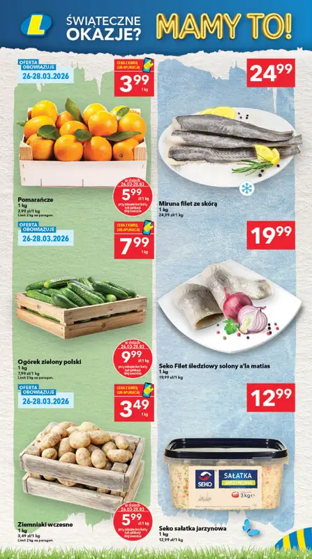 LEWIATAN - gazetka promocyjna Gazetka Świąteczne okazje Mamy to! Zachód od czwartku 26.03 do soboty 04.04 - strona 4