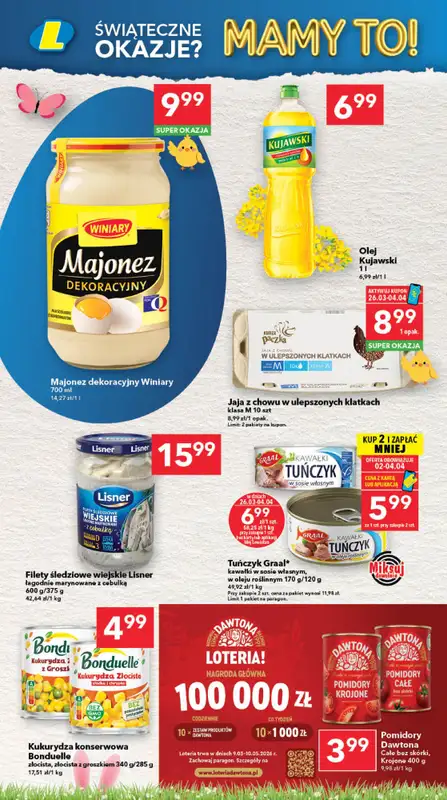 LEWIATAN - gazetka promocyjna Gazetka Świąteczne okazje Mamy to! Zachód od czwartku 26.03 do soboty 04.04 - strona 8