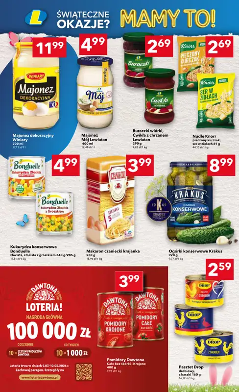 LEWIATAN - gazetka promocyjna Gazetka Świąteczne okazje Mamy to! Żory od czwartku 26.03 do soboty 04.04 - strona 8