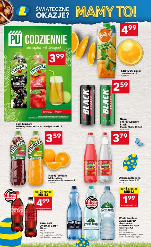 LEWIATAN - gazetka promocyjna Gazetka Świąteczne okazje Mamy to! Żory od czwartku 26.03 do soboty 04.04 - strona 12