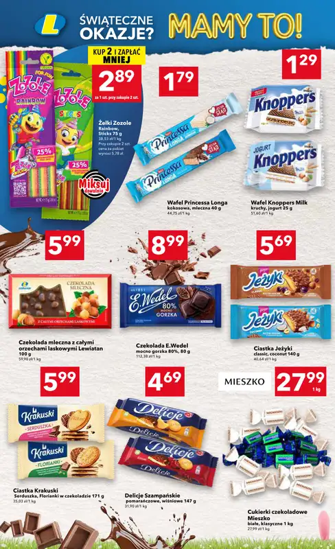 LEWIATAN - gazetka promocyjna Gazetka Świąteczne okazje Mamy to! Żory od czwartku 26.03 do soboty 04.04 - strona 10