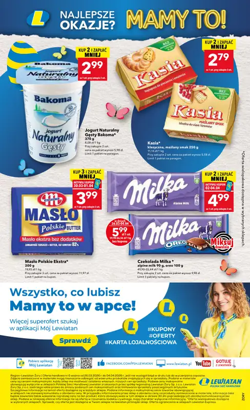 LEWIATAN - gazetka promocyjna Gazetka Świąteczne okazje Mamy to! Żory od czwartku 26.03 do soboty 04.04 - strona 16