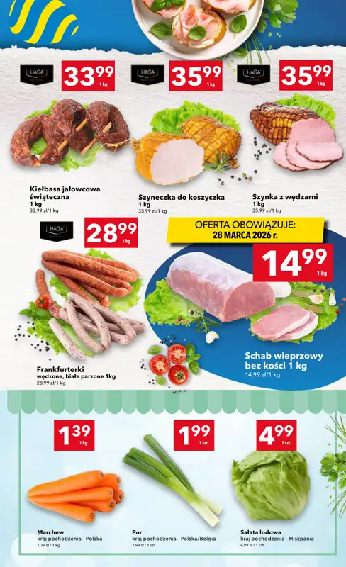 LEWIATAN - gazetka promocyjna Gazetka Świąteczne okazje Mamy to! Żory od czwartku 26.03 do soboty 04.04 - strona 3