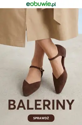 eobuwie.pl - gazetka promocyjna Baleriny na wiosnę od wtorku 24.03 