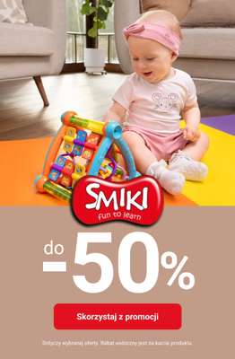 Smyk - gazetka promocyjna Smiki do -50% na wybrane produkty od wtorku 24.03 do wtorku 07.04